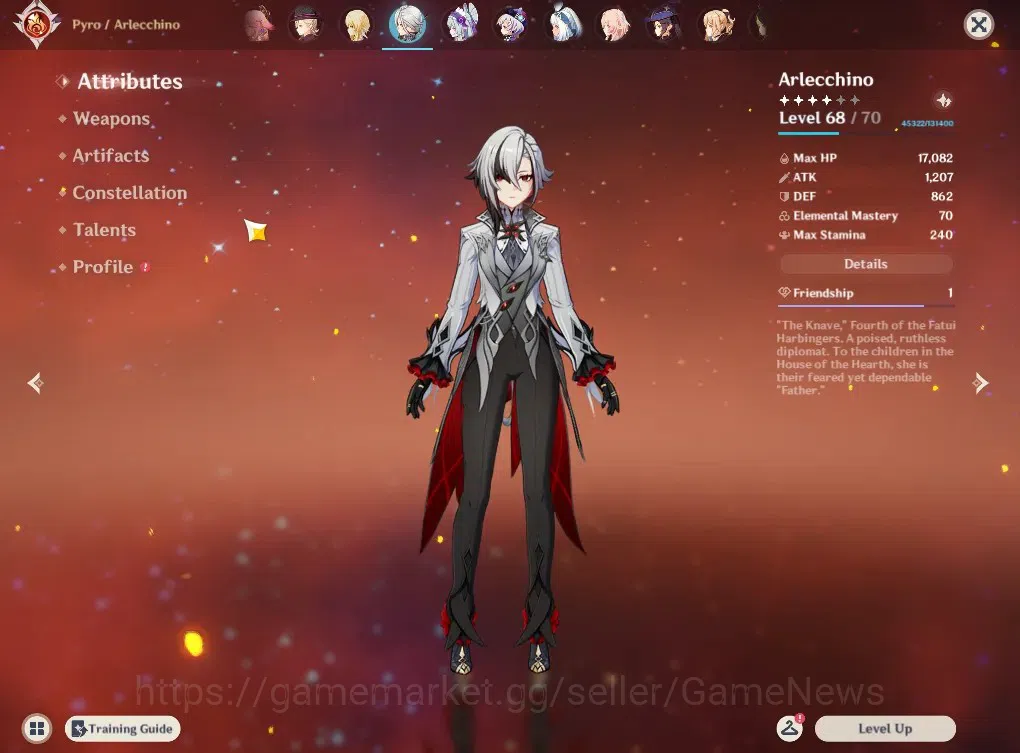 Genshin Impact Accounts ASIA|AR 52|11 Limited+5(*5Wep)|Arlecchino,HuTao+Si image 7