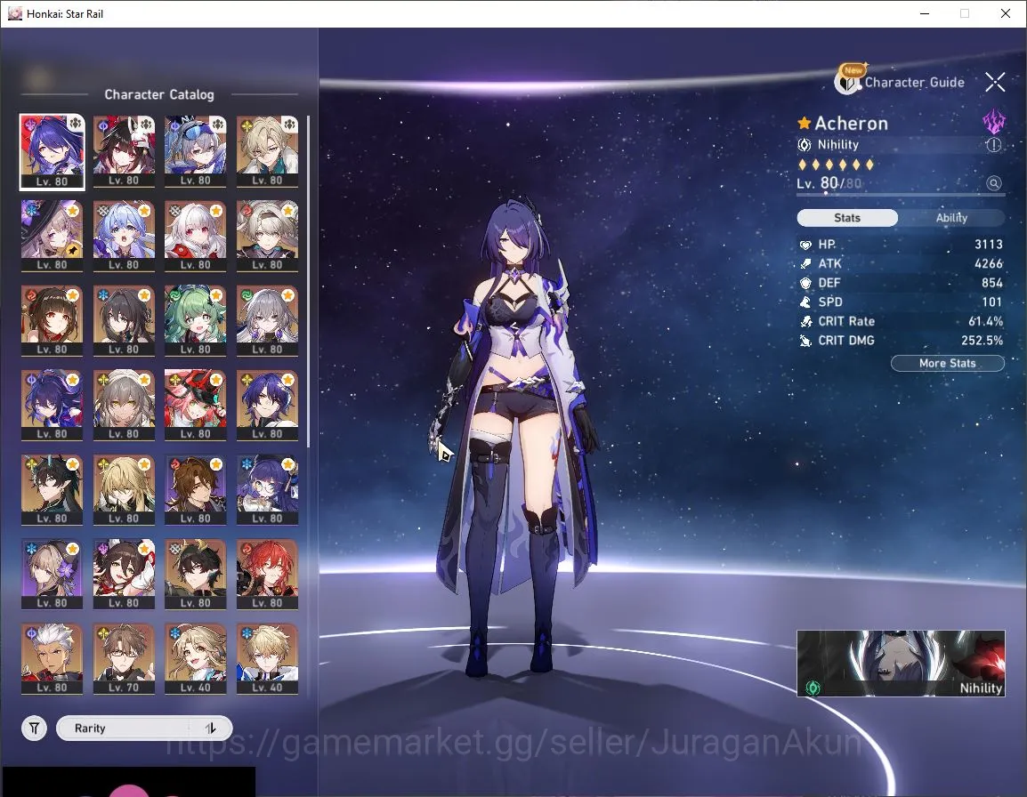 Honkai Star Rail Accounts ASIA|TL70| 16 Limited+ Sign|[ArcheronE2,HertaE1,Ru image 1