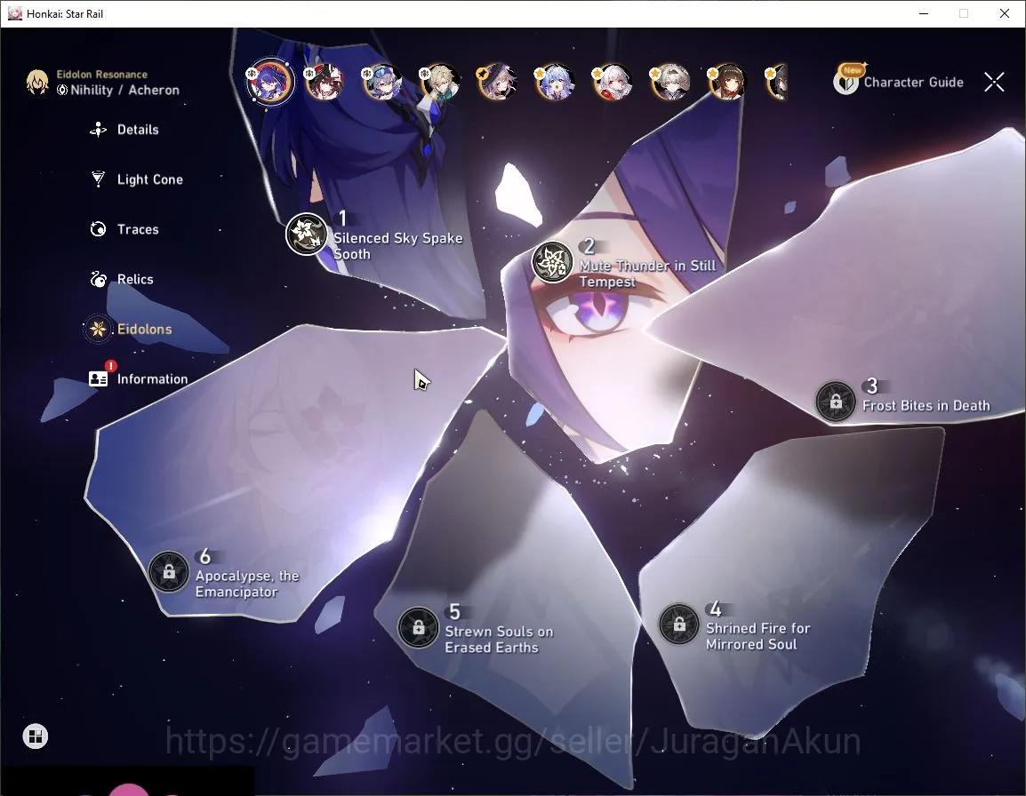 Honkai Star Rail Accounts ASIA|TL70| 16 Limited+ Sign|[ArcheronE2,HertaE1,Ru image 10