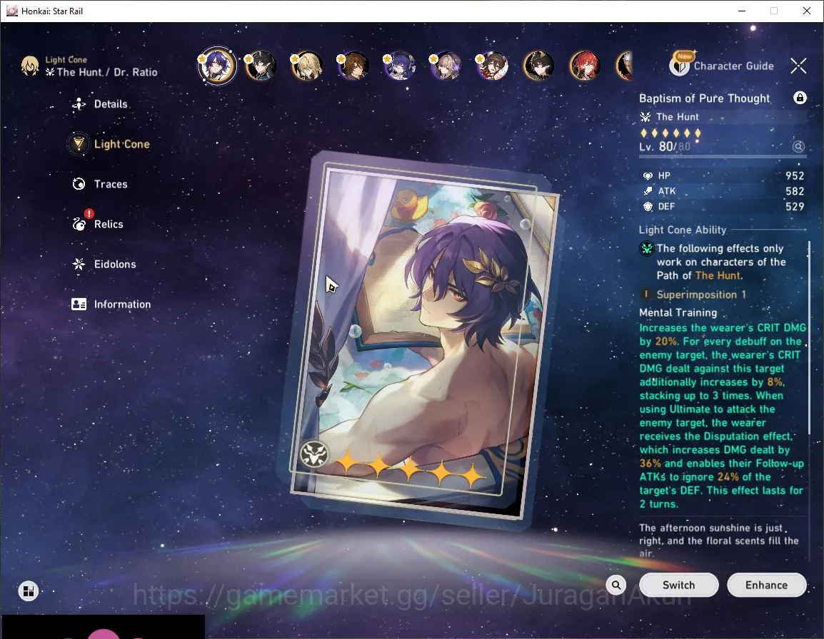 Honkai Star Rail Accounts ASIA|TL70| 16 Limited+ Sign|[ArcheronE2,HertaE1,Ru image 11