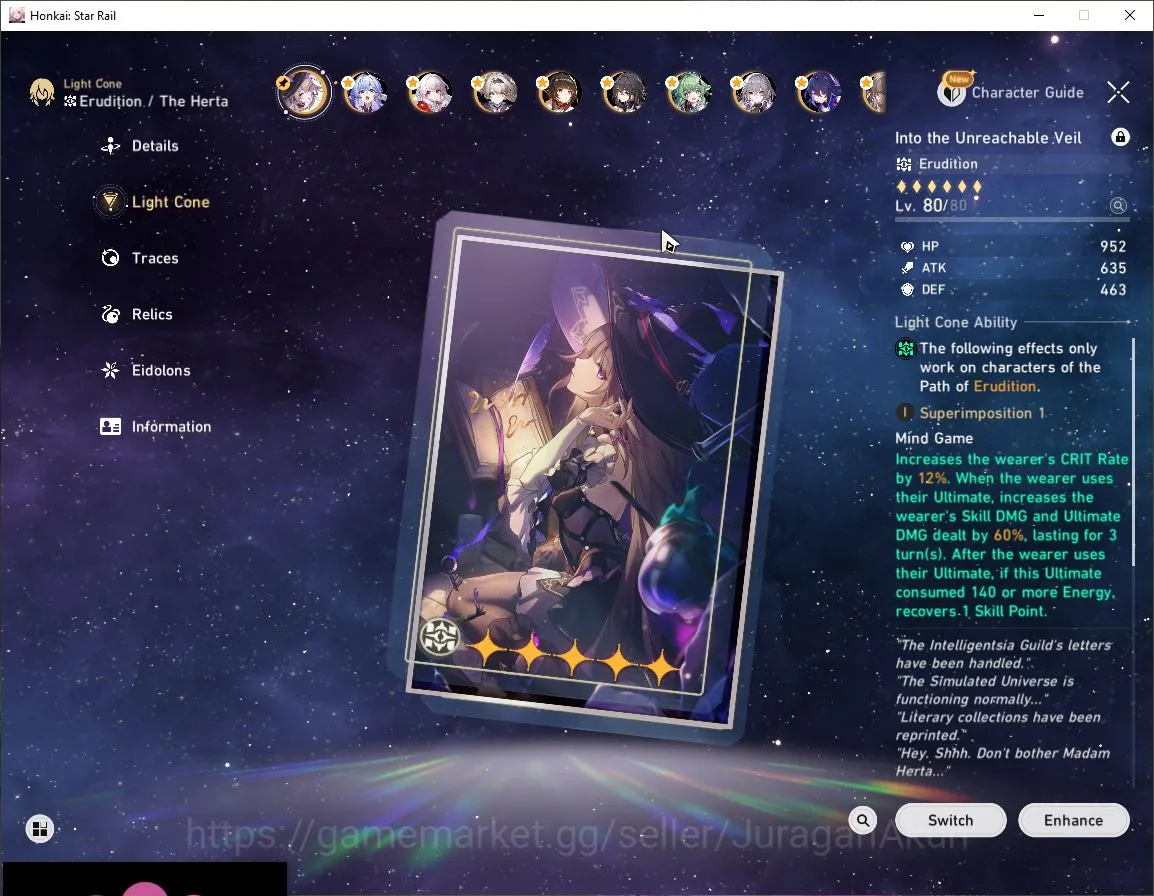 Honkai Star Rail Accounts ASIA|TL70| 16 Limited+ Sign|[ArcheronE2,HertaE1,Ru image 5