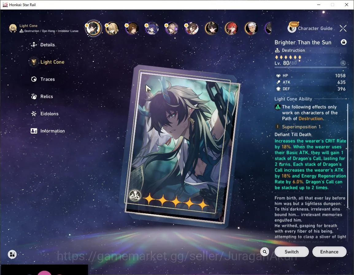 Honkai Star Rail Accounts ASIA|TL70| 16 Limited+ Sign|[ArcheronE2,HertaE1,Ru image 9