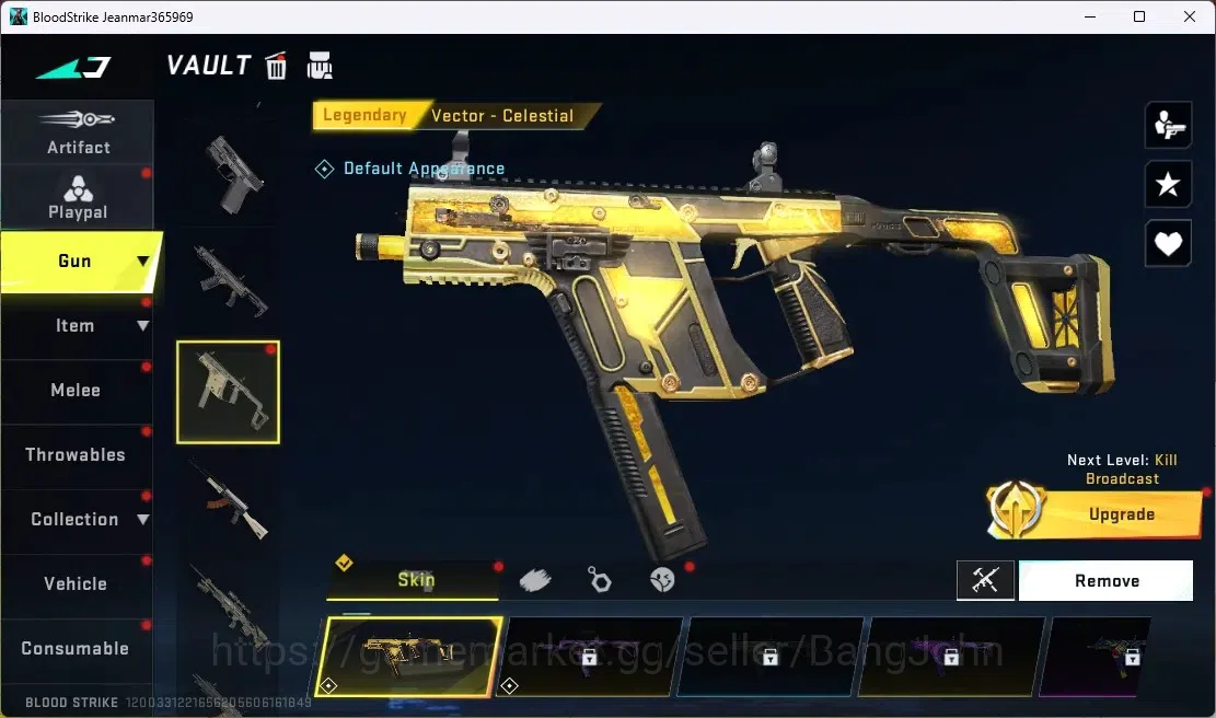 Blood Strike Accounts ASIA | 1 EVA: MCX-EVA| 1 ULTRA MELEE: Talon Knife- image 2