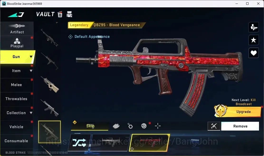 Blood Strike Accounts ASIA | 1 EVA: MCX-EVA| 1 ULTRA MELEE: Talon Knife- image 4