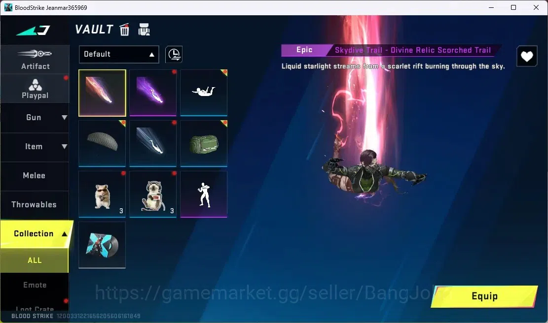 Blood Strike Accounts ASIA | 1 EVA: MCX-EVA| 1 ULTRA MELEE: Talon Knife- image 7