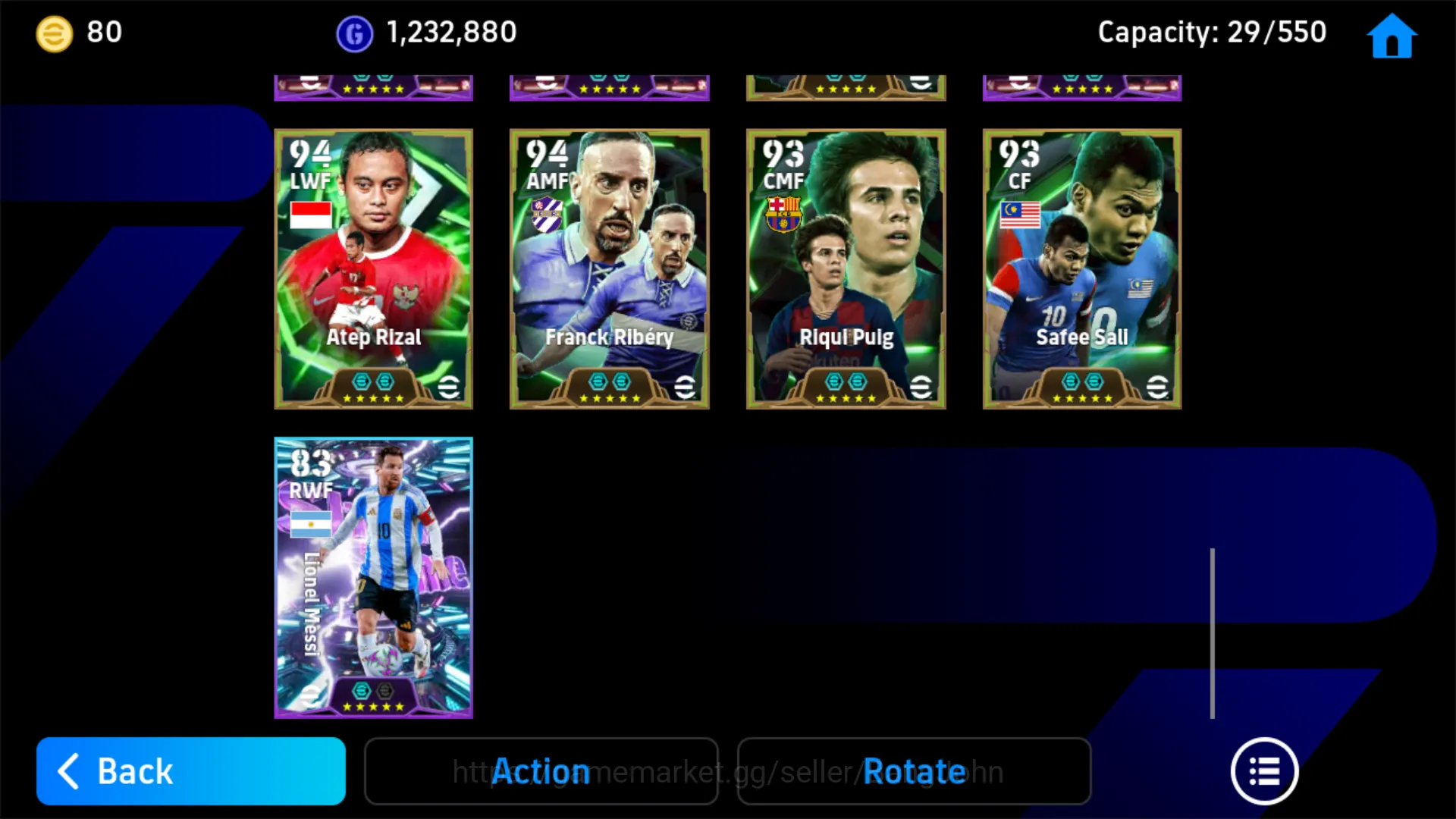 eFootball Accounts Others Power 3181 | Sallah Big Time | Ronaldinho Big Time |  Kahn Epic DB  EFB372B 5