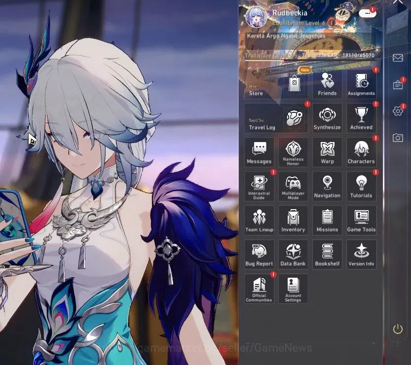 Honkai Star Rail Accounts Asia|TL 65|Premium HyperCarry|11 Limited|(Evanesci image 1