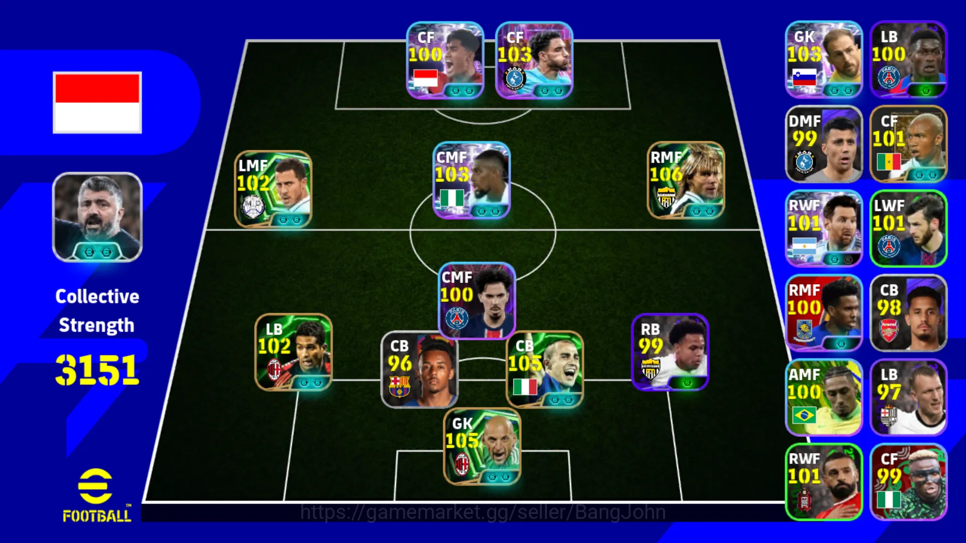 Power 3151 | Pavel Nedved Epic DB | Christian Abbiati Epic DB | Omar Marmoush Show Time | EFB219B eFootball Others Power 3151 | Pavel Nedved Epic DB | Christian Abbi image 1