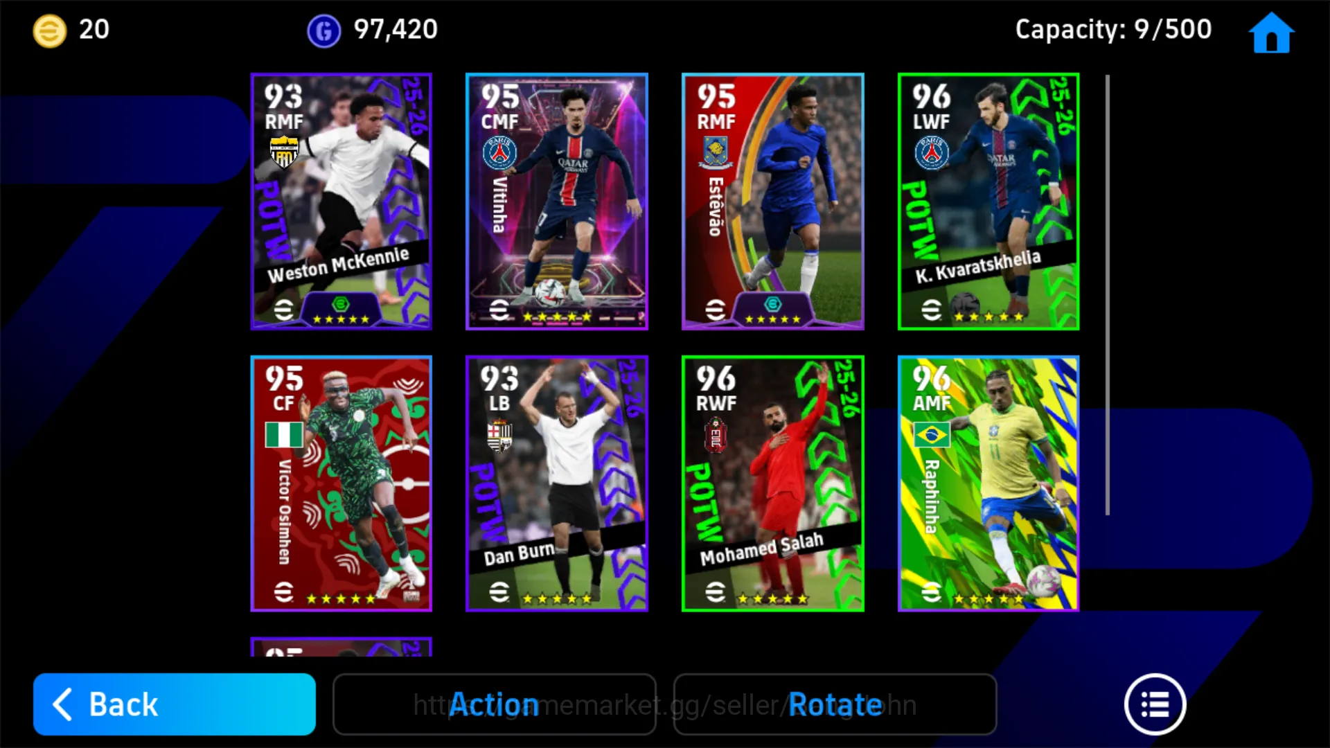 eFootball Accounts Others Power 3151 | Pavel Nedved Epic DB | Christian Abbiati Epic DB | Omar Marmoush Show Time | EFB219B 5