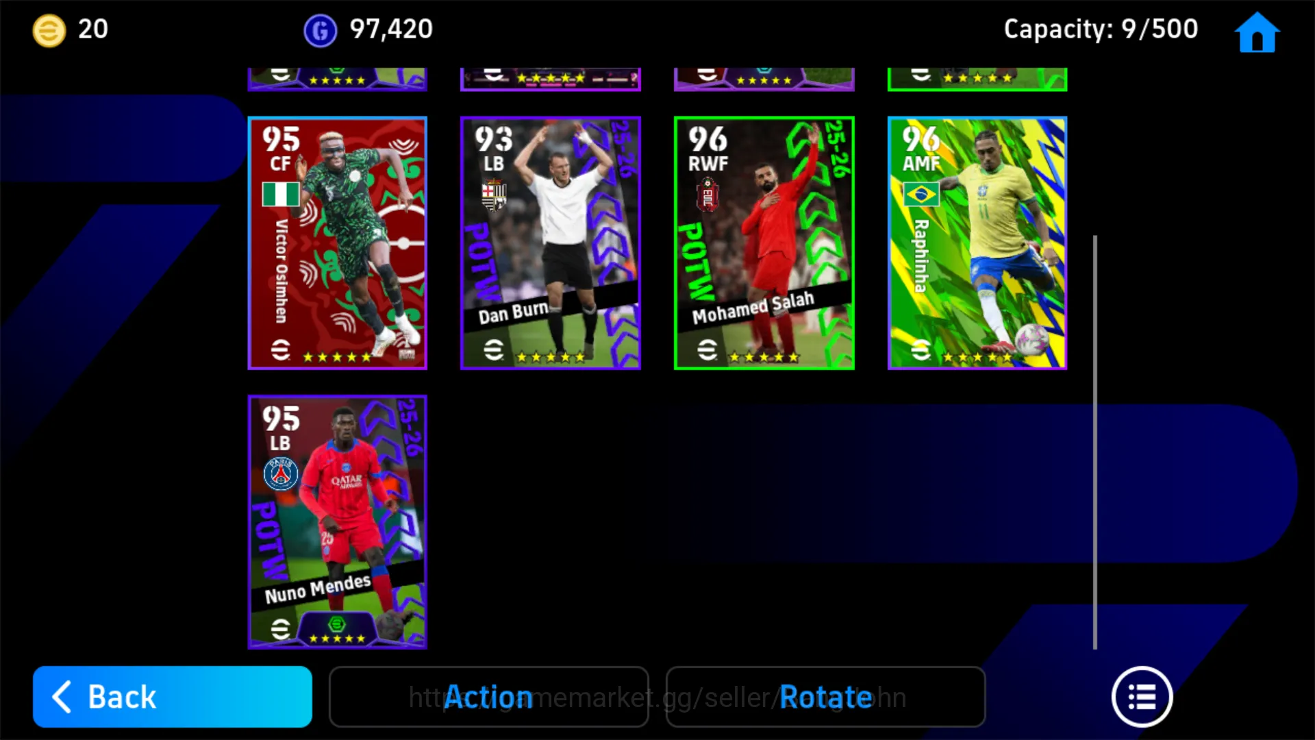 eFootball Accounts Others Power 3151 | Pavel Nedved Epic DB | Christian Abbiati Epic DB | Omar Marmoush Show Time | EFB219B 6