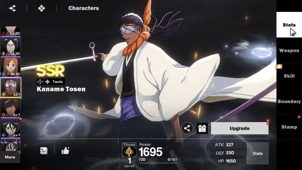 BLEACH: Soul Resonance Accounts NUVERSE SEA|Lv46|6 SSR|5 Sign|(Ulquiorra,Aizen,Urahara,Ikkaku,Tosen)+Stamp,Ichigo IH|+10 15