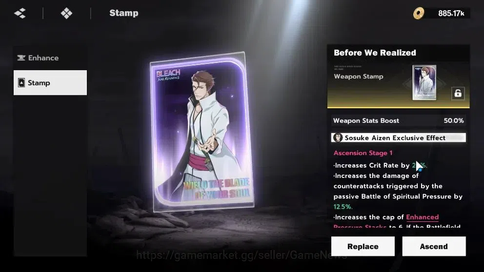 BLEACH: Soul Resonance Accounts NUVERSE SEA|Lv46|6 SSR|5 Sign|(Ulquiorra,Aizen,Urahara,Ikkaku,Tosen)+Stamp,Ichigo IH|+10 7