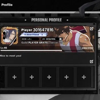 BLEACH: Soul Resonance Accounts NUVERSE SEA|Lv46|6 SSR|5 Sign|(Ulquiorra,Aizen,Urahara,Ikkaku,Tosen)+Stamp,Ichigo IH|+10