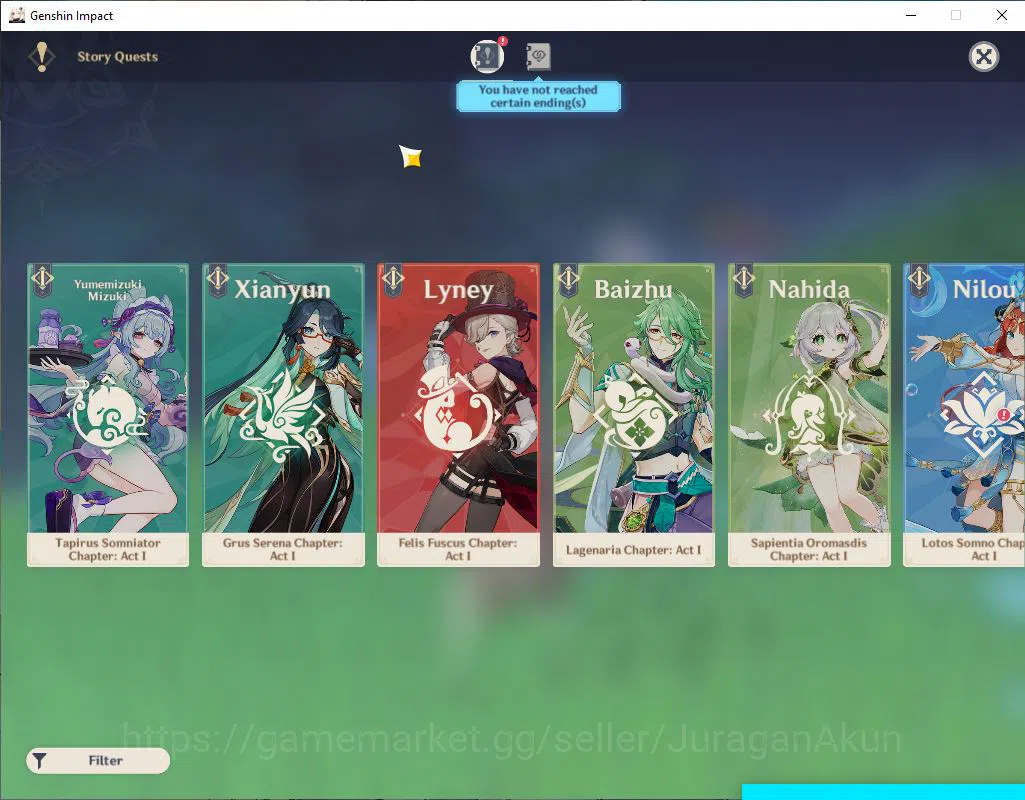 Genshin Impact Accounts ASIA|AR 57|8 Limited +3(*5Weapon)|Nahida+sign,Furi image 11