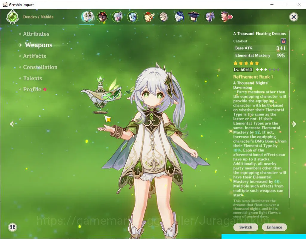 Genshin Impact Accounts ASIA|AR 57|8 Limited +3(*5Weapon)|Nahida+sign,Furi image 15