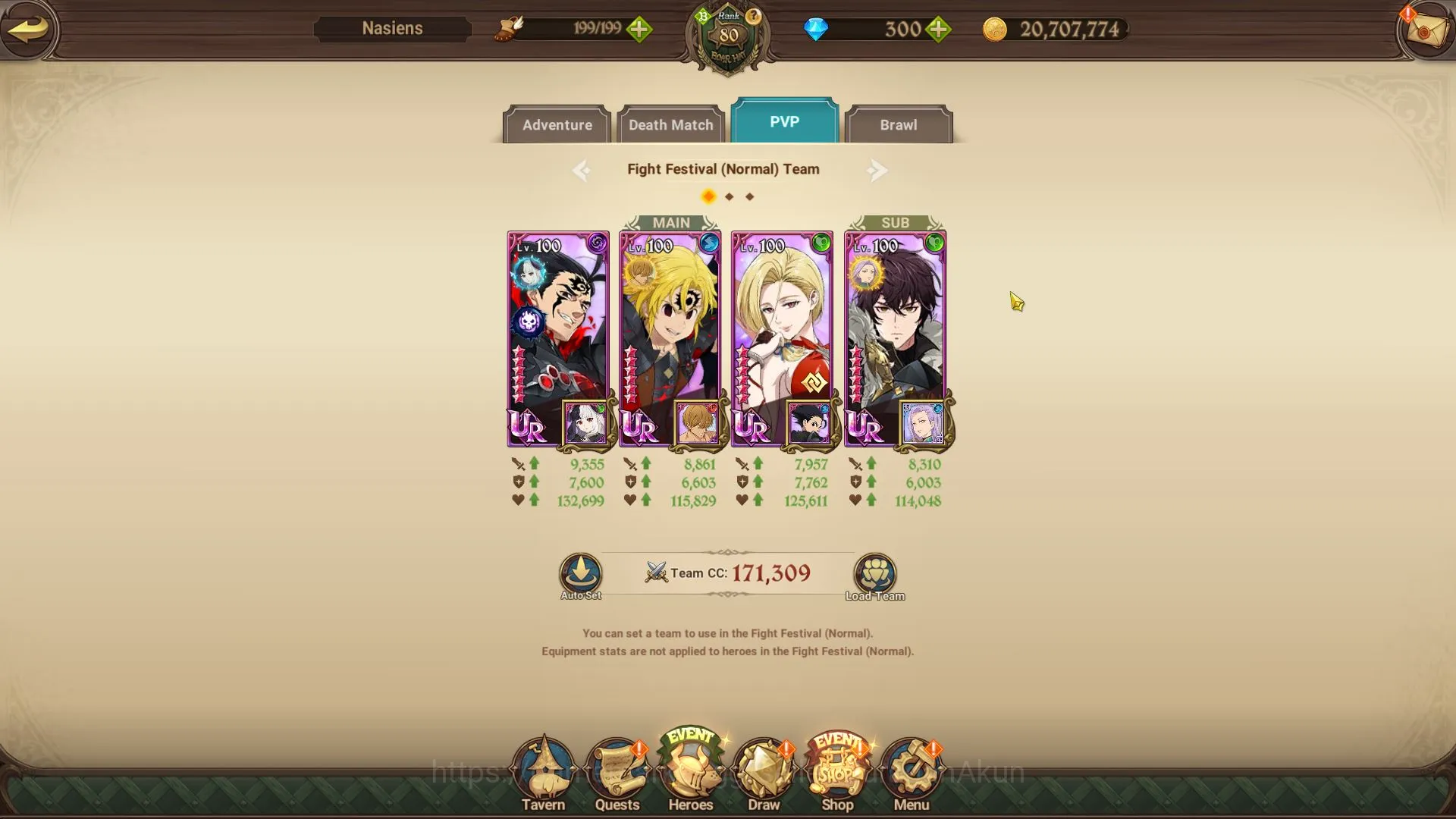 The Seven Deadly Sins: Grand Cross Accounts Midgame ASIA | 2,8M CC | 2 LR + 2 UR + Full Solev Collabs 3
