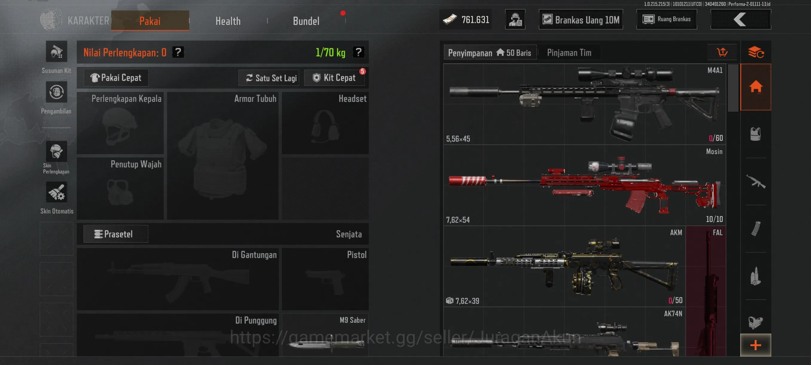 Arena Breakout Accounts [MOBILE]SV 12,4M|CV 10M|AKM,AUG RED,P90 Squirel,GK image 3