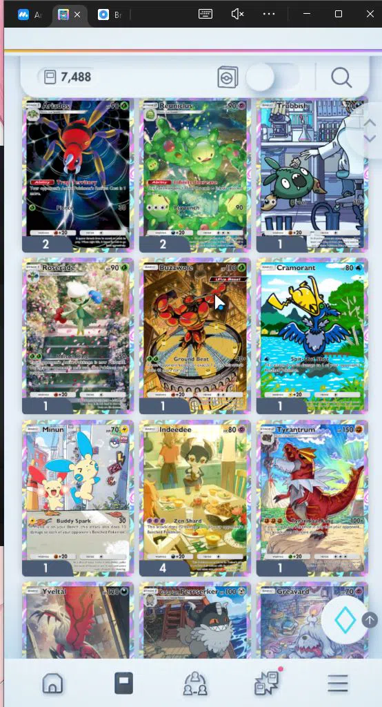 Pokémon TCG Pocket Accounts EN 7.4K Card|121+ EX|2Crown(Lunala,MetalC Barier)4 image 14