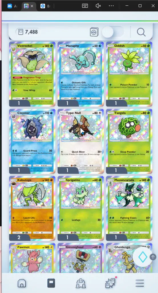 Pokémon TCG Pocket Accounts EN 7.4K Card|121+ EX|2Crown(Lunala,MetalC Barier)4 image 18