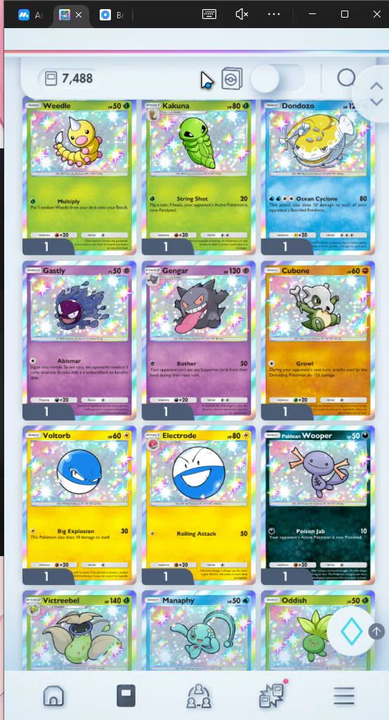 Pokémon TCG Pocket Accounts EN 7.4K Card|121+ EX|2Crown(Lunala,MetalC Barier)4 image 3