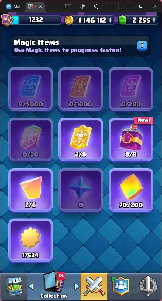 Clash Royale Accounts Global |CL 1232|KTL 13|Trophy 9269 |119 Cards|6 Ch image 14