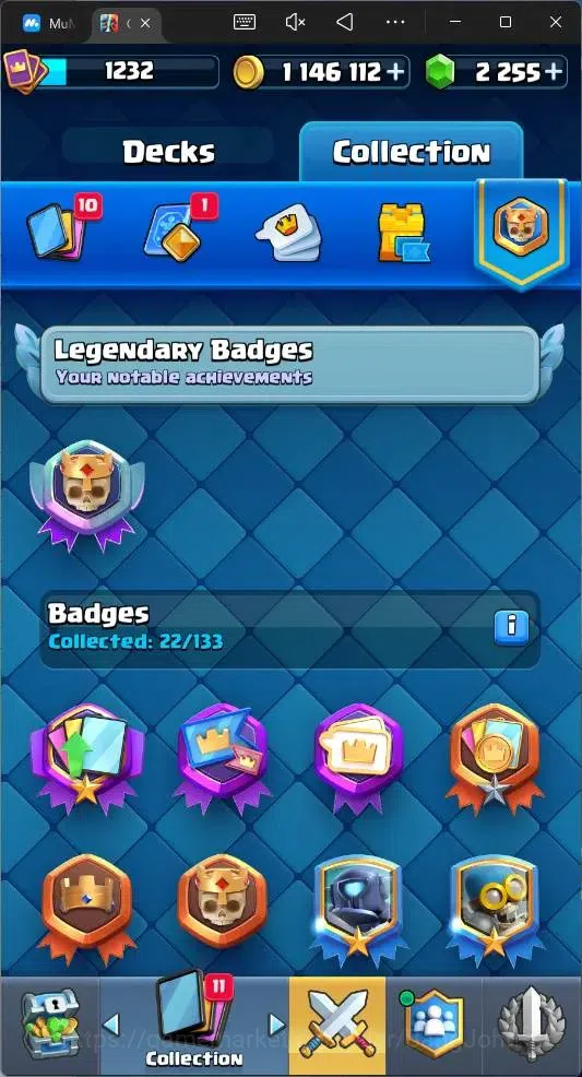 Clash Royale Accounts Global |CL 1232|KTL 13|Trophy 9269 |119 Cards|6 Ch image 18