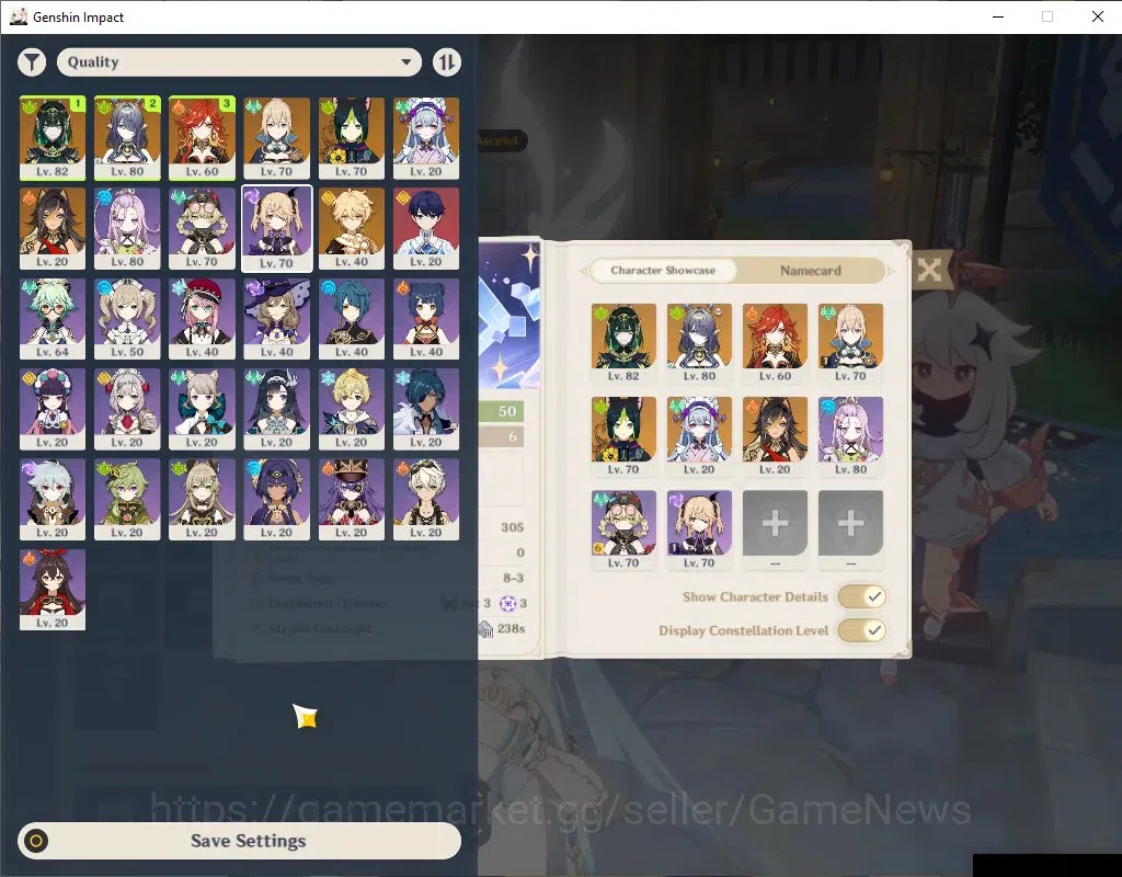 Genshin Impact Accounts ASIA|AR 50|BD Unset|3 Limited + 3 (*5Standart)|[Ne image 1