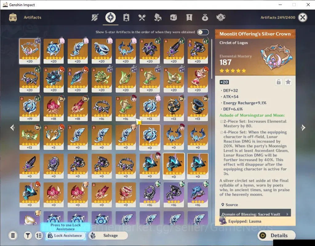 Genshin Impact Accounts ASIA|AR 50|BD Unset|3 Limited + 3 (*5Standart)|[Ne image 4
