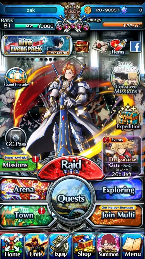 Grand Summoners Accounts Global|Rank 81|19 Ascend+7 TW|(S Emiya,Madoka,Samu image 1