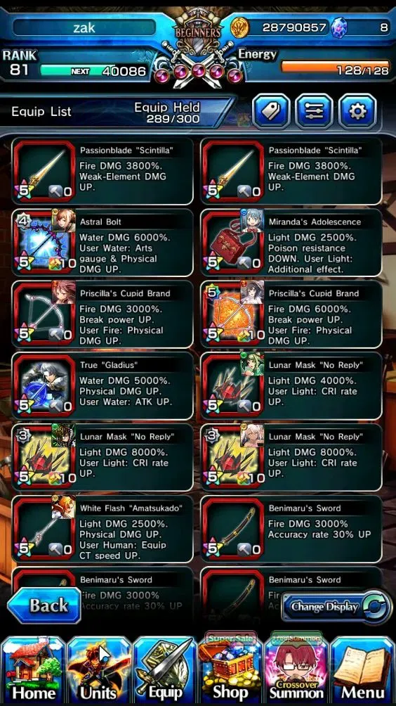 Grand Summoners Accounts Global|Rank 81|19 Ascend+7 TW|(S Emiya,Madoka,Samu image 11