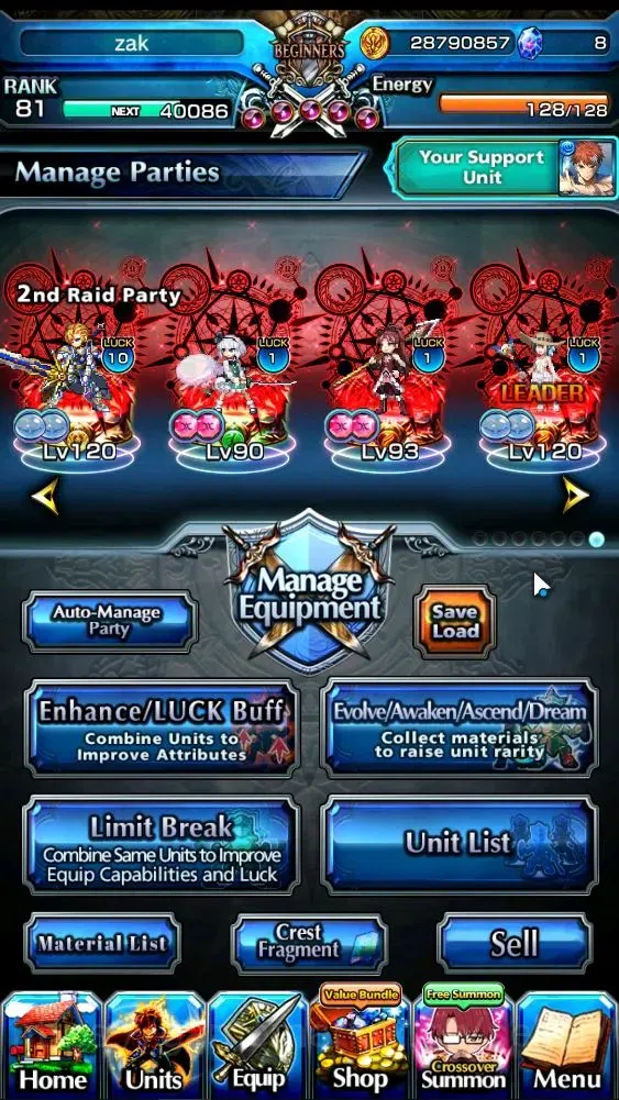 Grand Summoners Accounts Global|Rank 81|19 Ascend+7 TW|(S Emiya,Madoka,Samu image 2