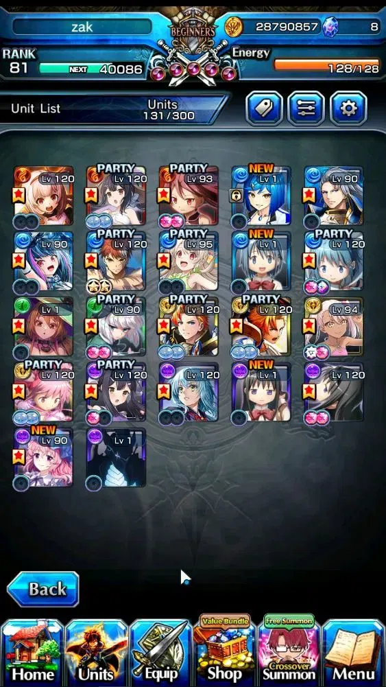 Grand Summoners Accounts Global|Rank 81|19 Ascend+7 TW|(S Emiya,Madoka,Samu image 3