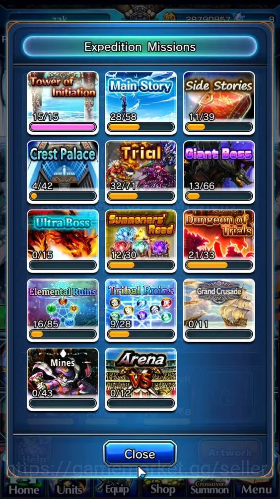 Grand Summoners Accounts Global|Rank 81|19 Ascend+7 TW|(S Emiya,Madoka,Samu image 7