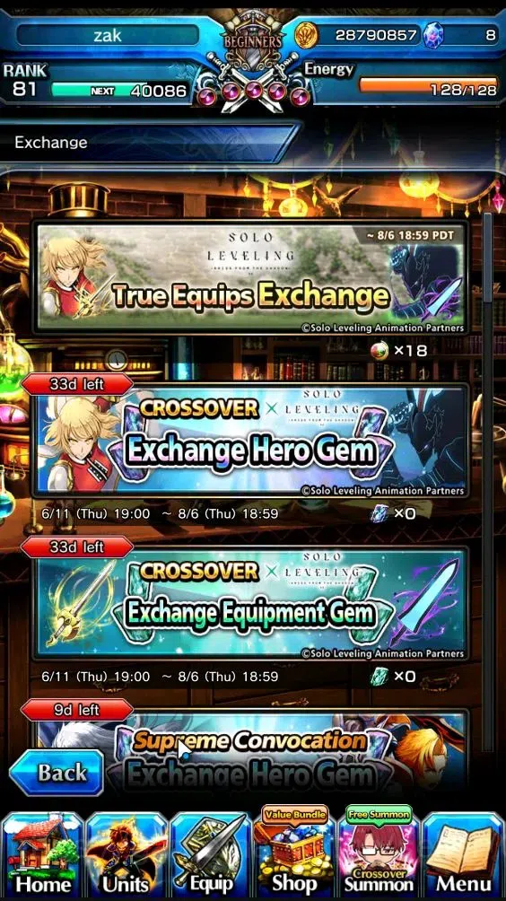 Grand Summoners Accounts Global|Rank 81|19 Ascend+7 TW|(S Emiya,Madoka,Samu image 8