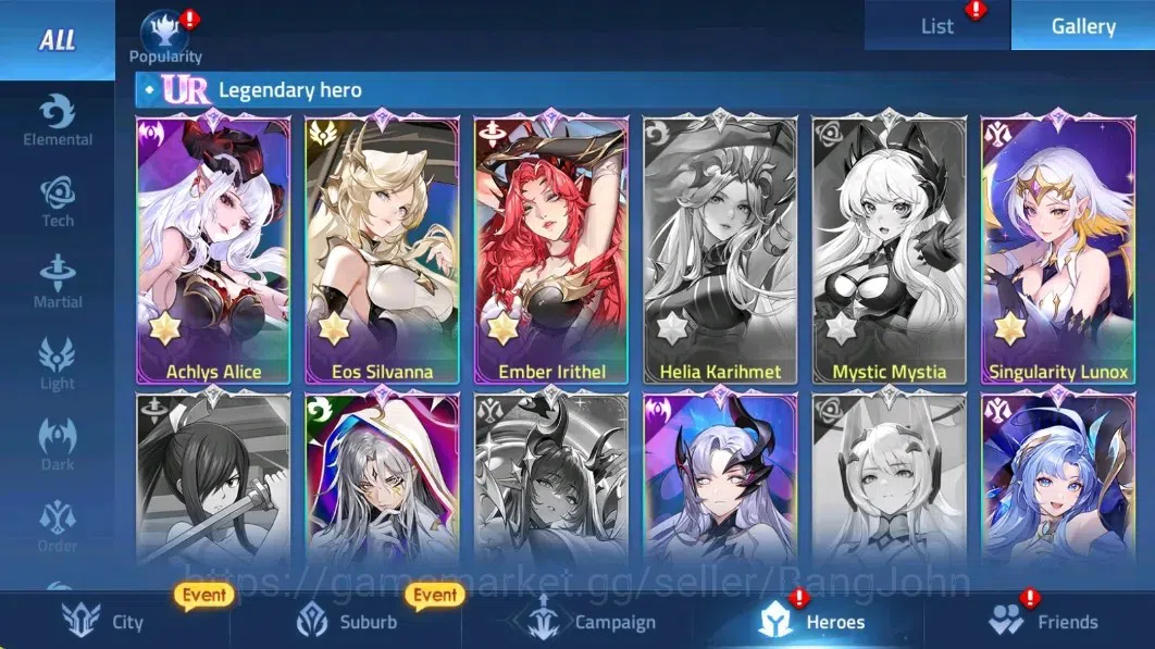 Mobile Legends: Adventure Accounts Global |LV 166|81996k Power |VIP 9|Camp 55-29 |Her image 6