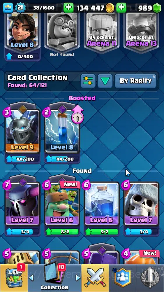Clash Royale Accounts Lv 21|Trophy 3170|KTL 8|Limited Skin|Card 64| 3 EV image 11