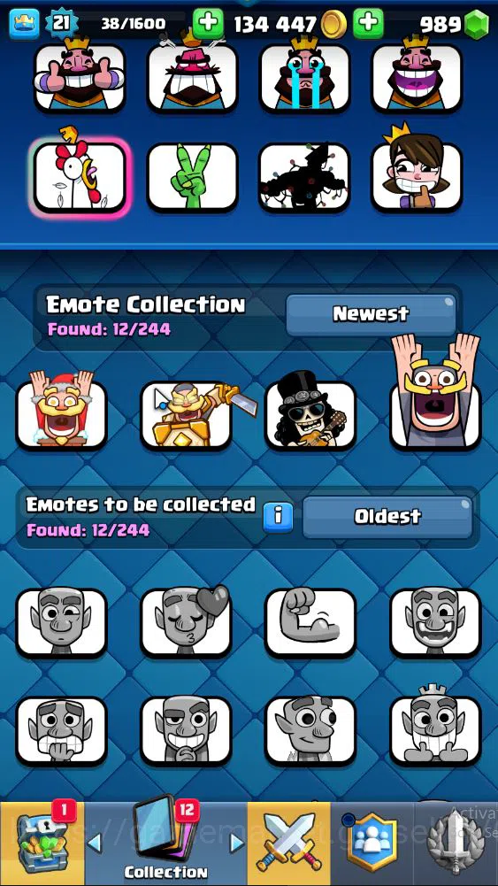 Clash Royale Accounts Lv 21|Trophy 3170|KTL 8|Limited Skin|Card 64| 3 EV image 7