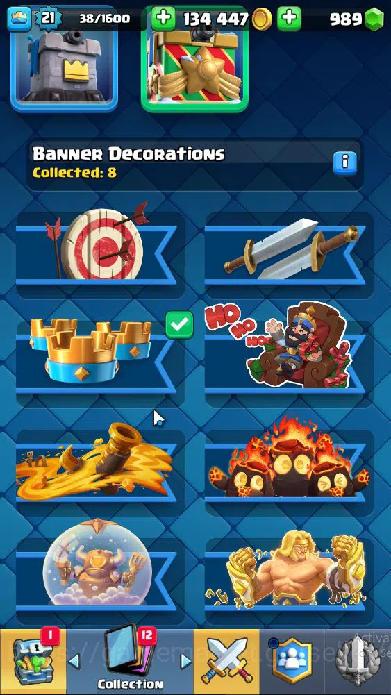 Clash Royale Accounts Lv 21|Trophy 3170|KTL 8|Limited Skin|Card 64| 3 EV image 8