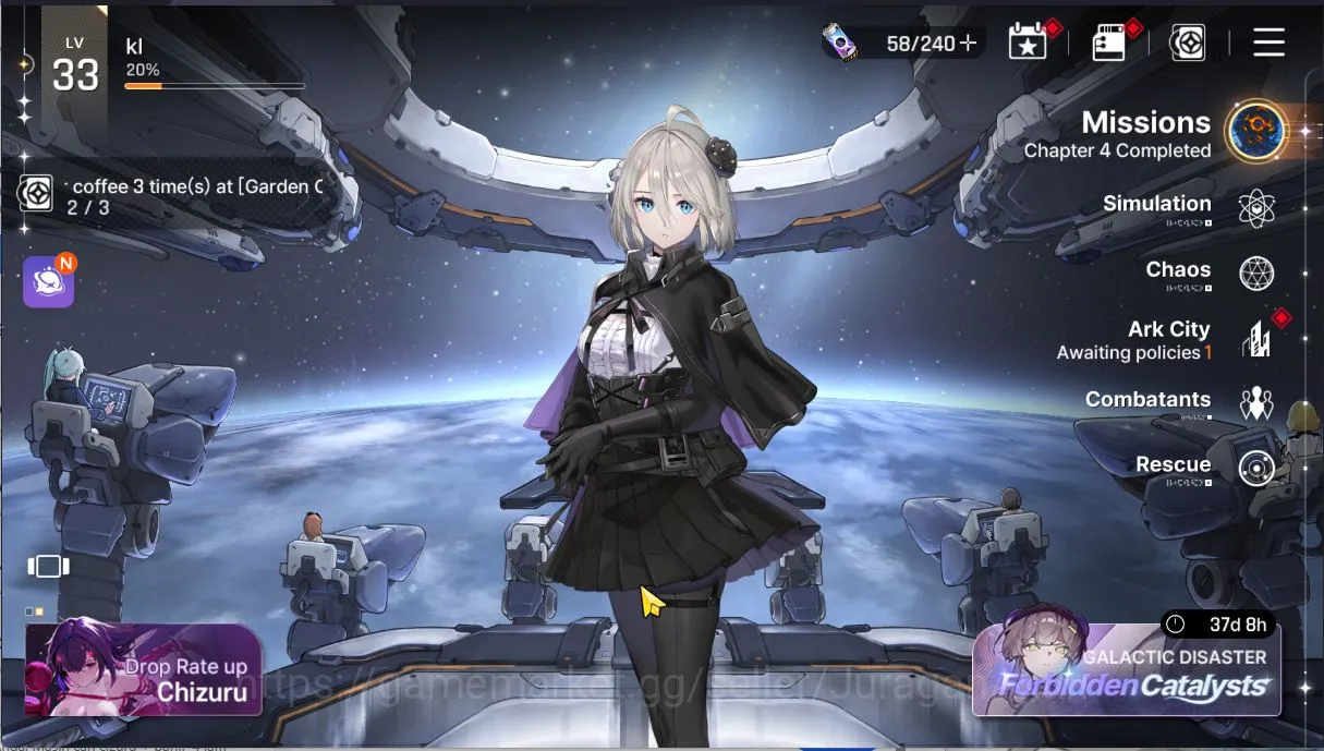 GLOBAL Lv 33 |4 SSR (HugoM1,Renoa,Orlea,Chizuru) 10SR[(Mika4,TressaM3,ReiM3,Etc)7 SR partner |Log Stove|Check SS(CZN1335) Chaos Zero Nightmare Accounts GLOBAL Lv 33 |4 SSR (HugoM1,Renoa,Orlea,Chizuru) 10SR[(Mika4,TressaM3,ReiM3,Etc)7 SR partner