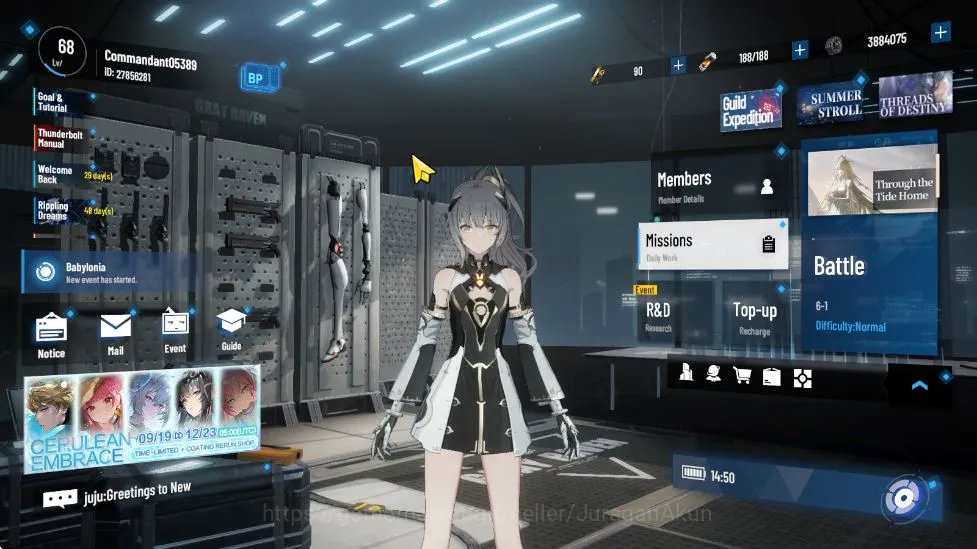 Punishing: Gray Raven Accounts Asia | Starter 10K BC+3.3K GoldenCard+2.5K BlueCar image 1