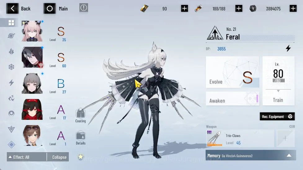 Punishing: Gray Raven Accounts Asia | Starter 10K BC+3.3K GoldenCard+2.5K BlueCar image 4