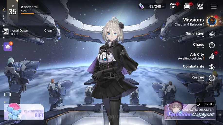Chaos Zero Nightmare Accounts Global | LV 35 | 4 SSR [Chizuru,Veronica,Renoa,Luk image 1
