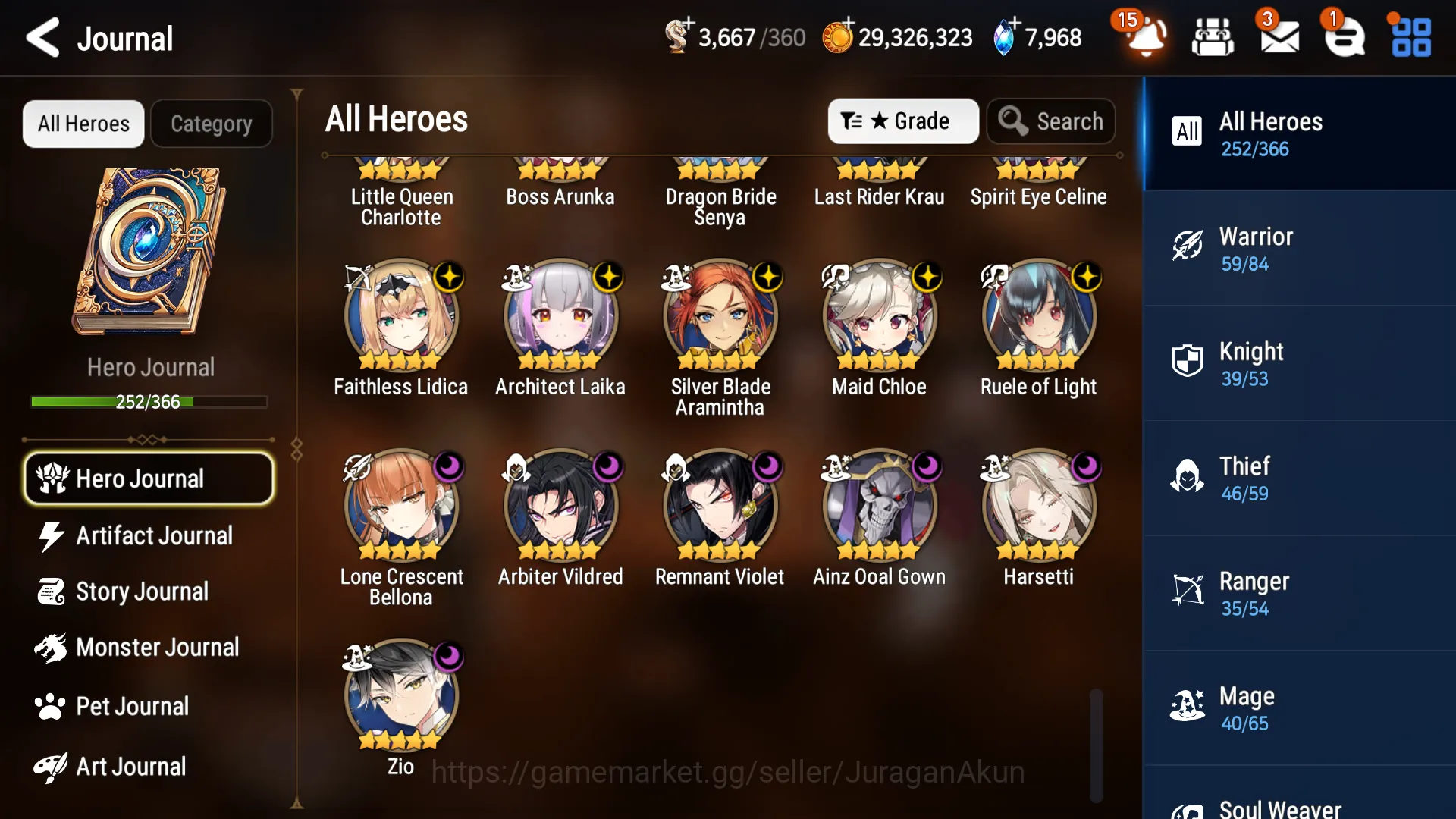 Epic Seven Accounts ASIA Verif|17 ML(BArunka,LR Krau,Har setti,Zio,Ain image 4