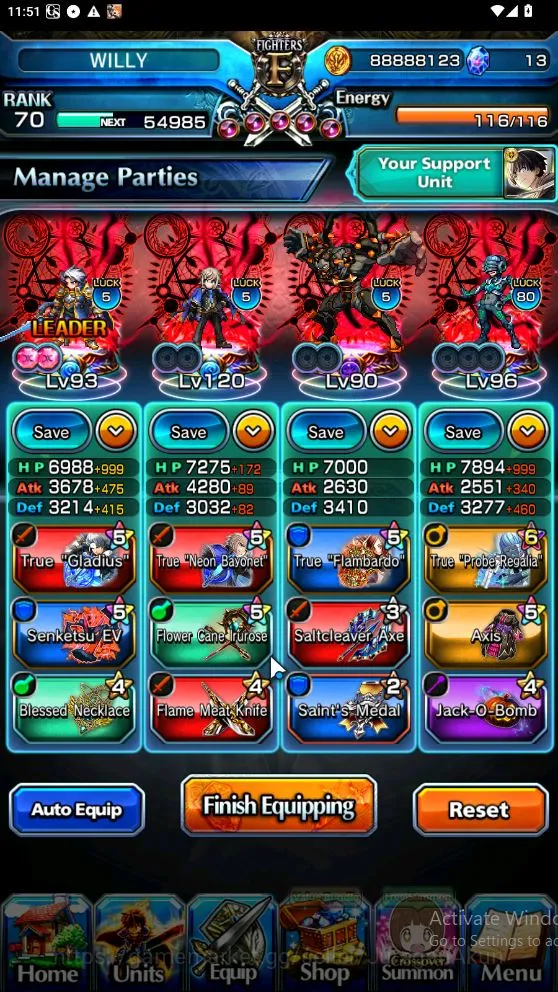 Grand Summoners Mid-Game Global|Rank 70|14 Ascend[InumutaTW,JayTW,RoyTW,LM  image 1
