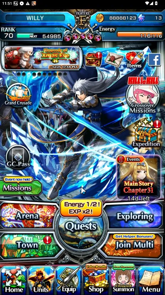 Grand Summoners Accounts Mid-Game Global|Rank 70|14 Ascend[InumutaTW,JayTW,RoyTW,LM IsliidTW,MikotoTW,WH 5
