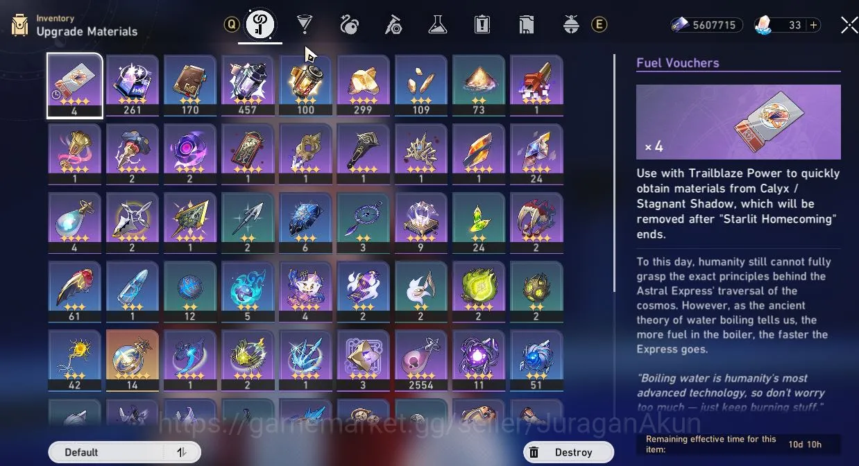 Honkai Star Rail Accounts Mid Game ASIA [TL68] 9 Limited [ Acheron +Sign, Sparkle + Sign, Firefly, Jiaoqiu, Collab Saber ETC 3