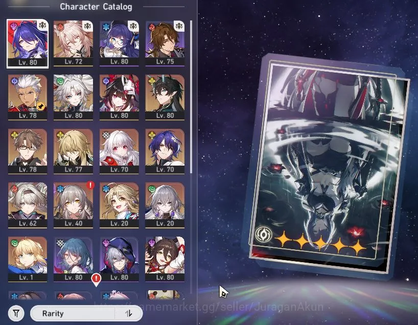 Honkai Star Rail Accounts Mid Game ASIA [TL68] 9 Limited [ Acheron +Sign, Sparkle + Sign, Firefly, Jiaoqiu, Collab Saber ETC 5
