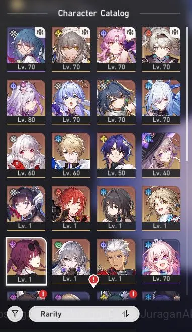 Honkai Star Rail Accounts Mid Game ASIA|TL62|9 Limited [Castorice+Sign,The 2