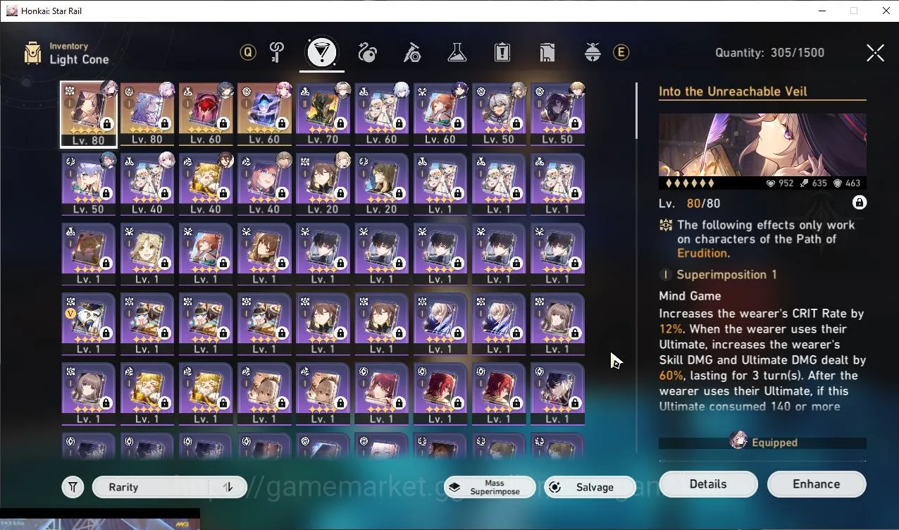 Honkai Star Rail Accounts Mid Game ASIA|TL62|9 Limited [Castorice+Sign,The 7
