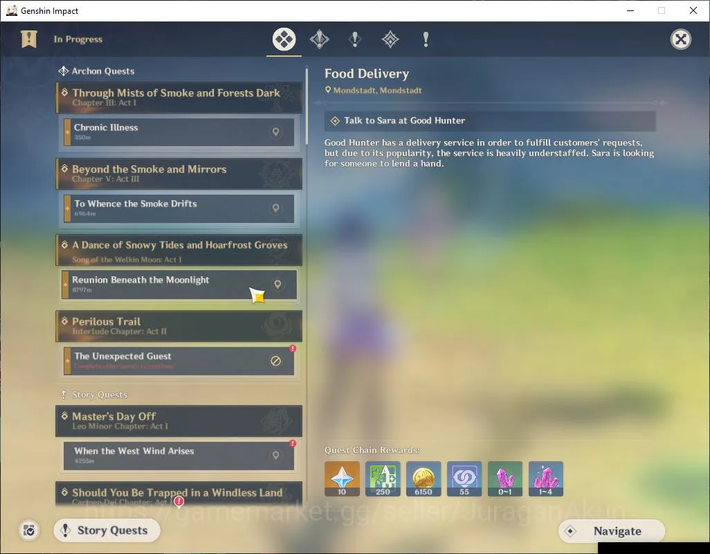 Genshin Impact Accounts ASIA|AR 55|5 Limited + 3 [5 Star Weapon]|[Arlecchi image 5